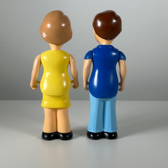 Vintage 90s Little Tikes Family Dolls Set Of 3 (93F) - Picture 4 of 9